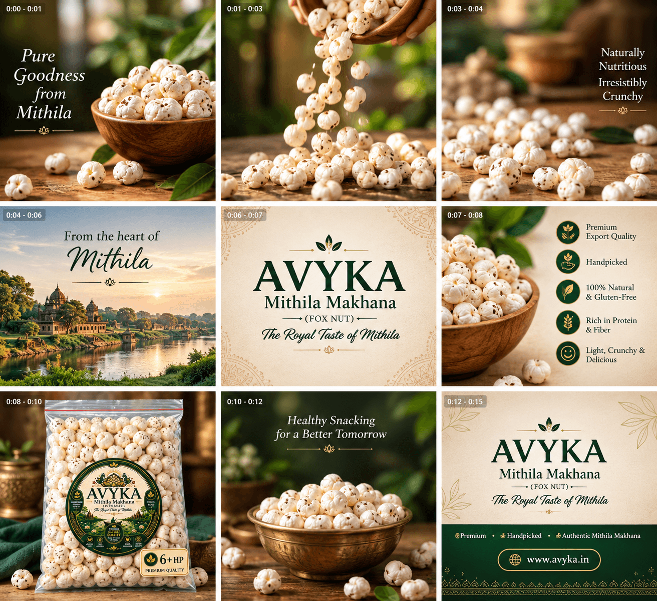 Avyka Royal Mithila Makhana Banner